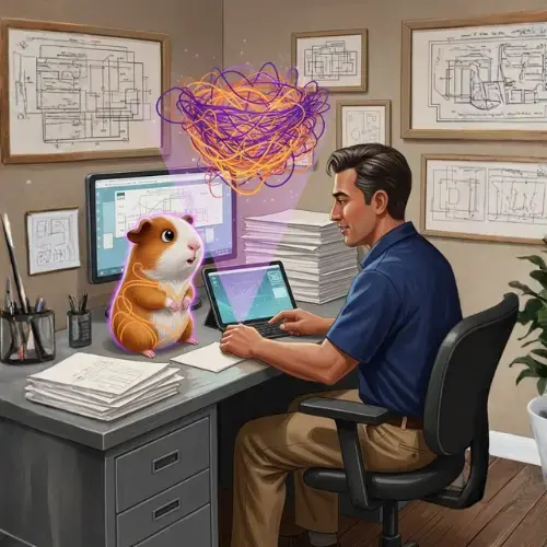 La proyección muestra el desorden financiero de Diego